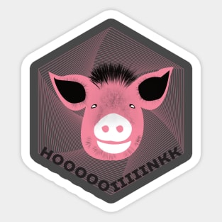 Piggy Sticker